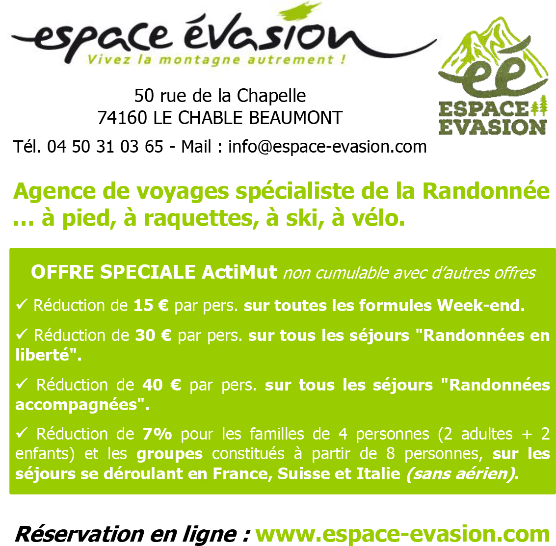 Espace Evasion